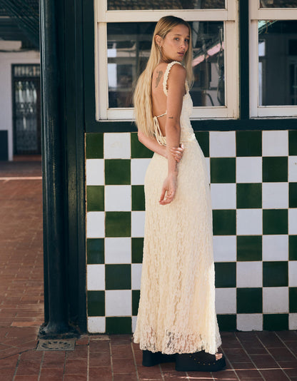 Isla Lace Maxi Dress