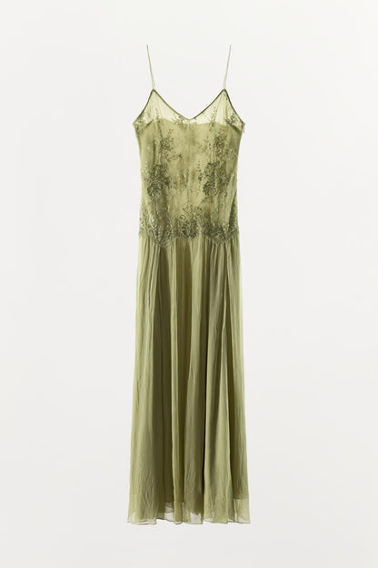 Willow Sage Maxi Dress