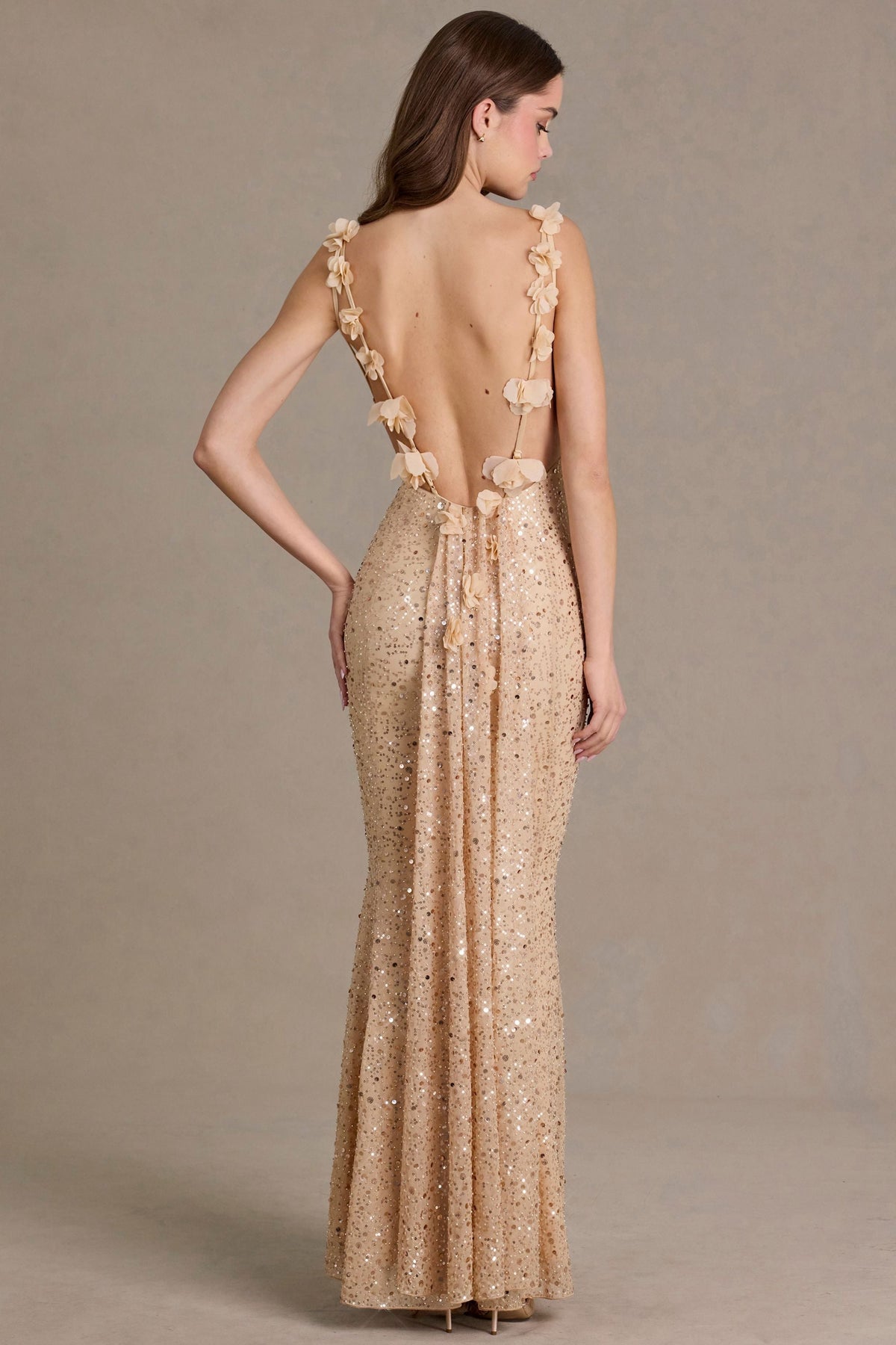Élodie Sequin Maxi Dress