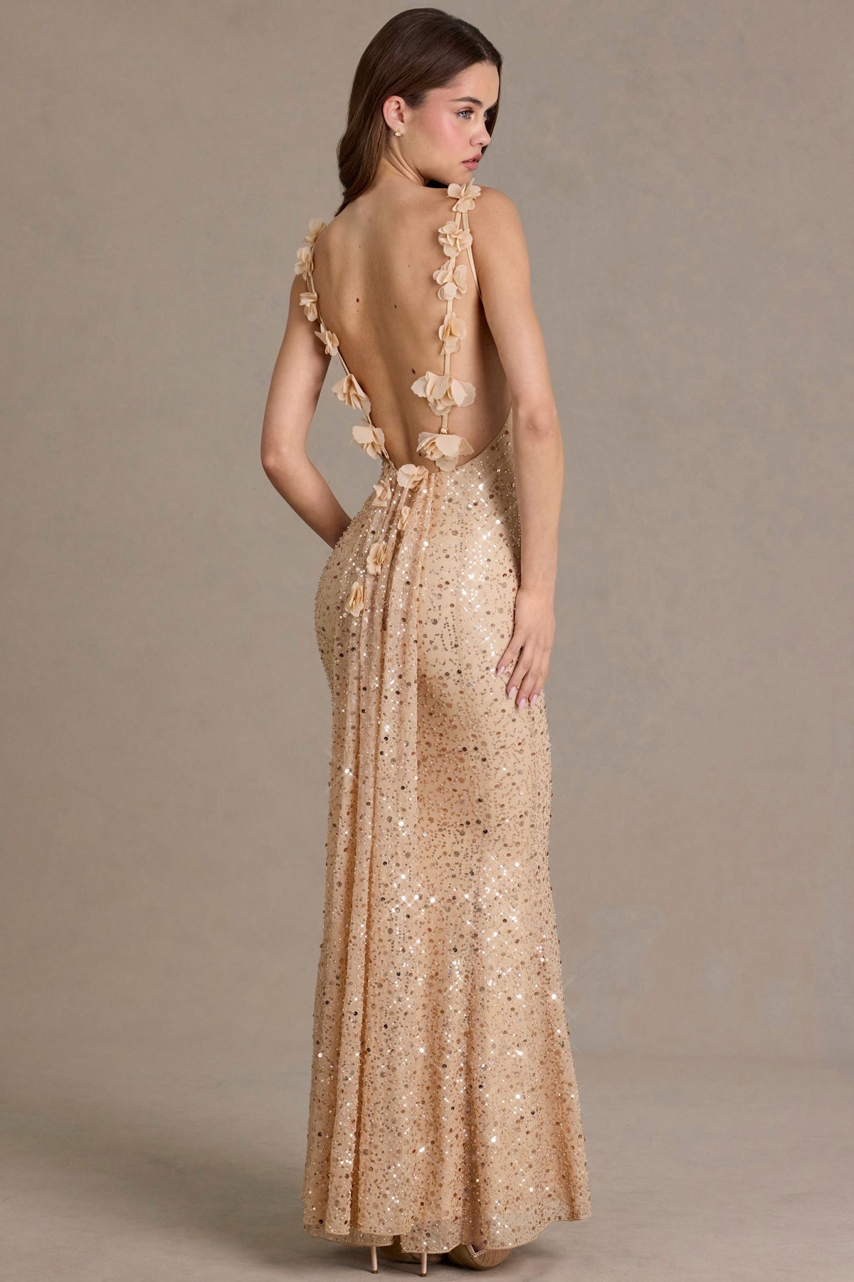 Élodie Sequin Maxi Dress