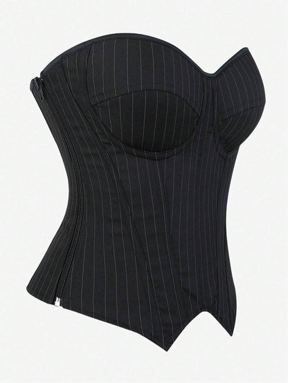 Valentina Pinstripe Corset