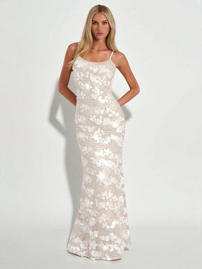 Aurélie Sequin Maxi Dress
