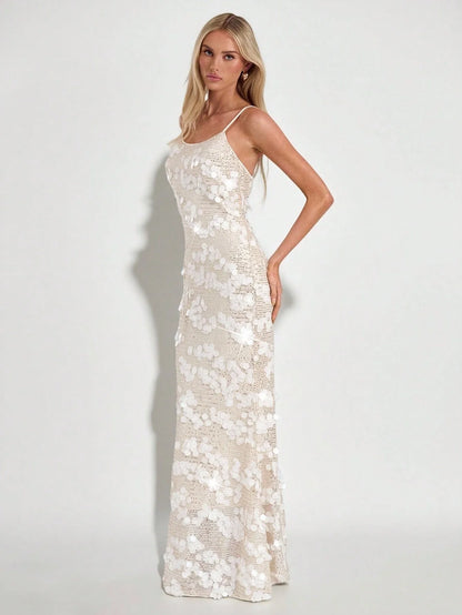 Aurélie Sequin Maxi Dress