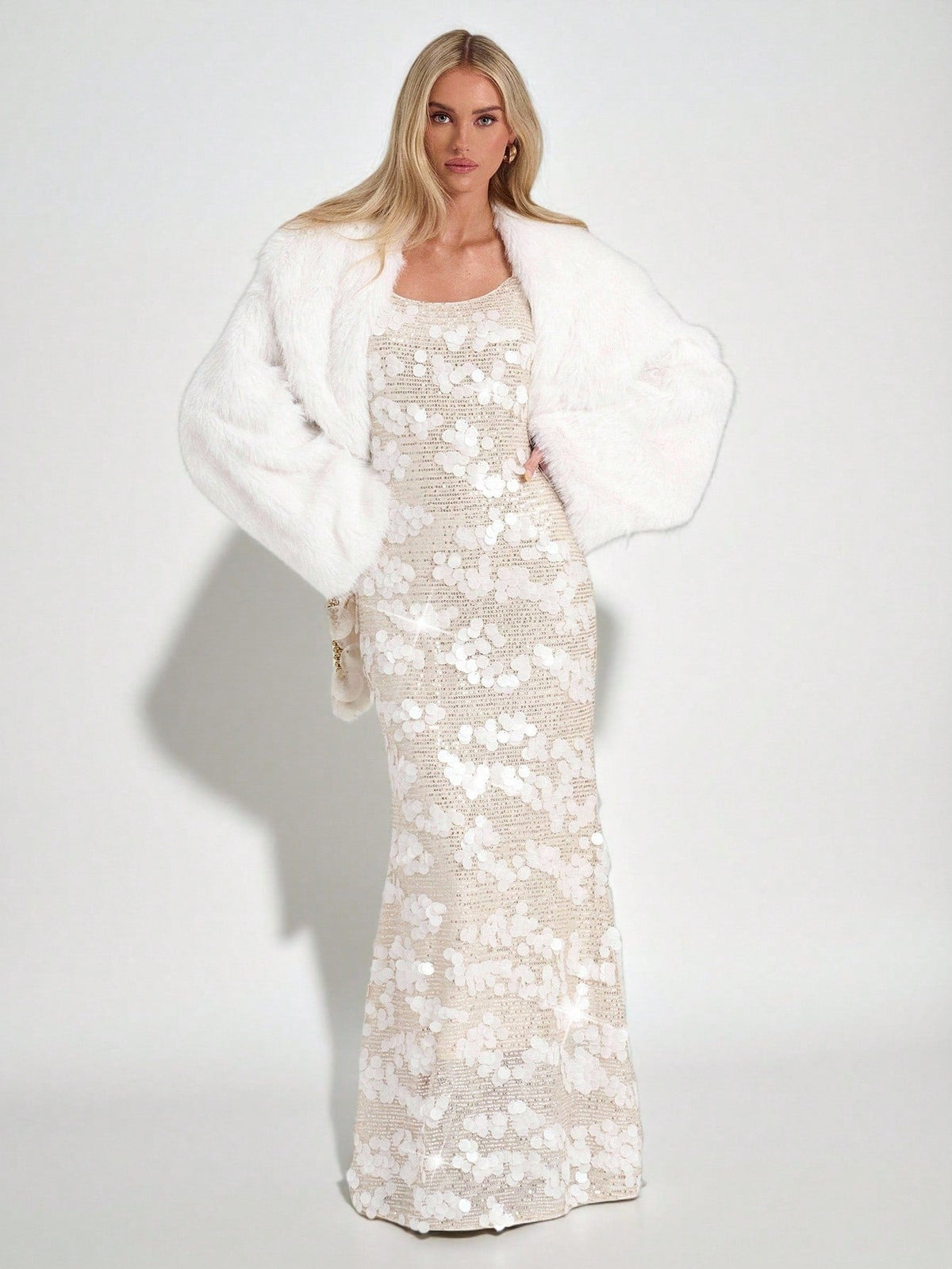 Aurélie Sequin Maxi Dress