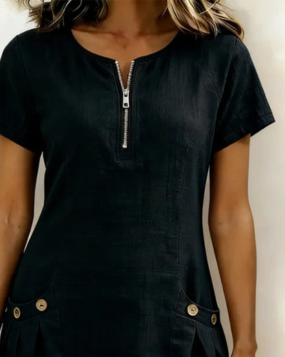 Eliana™ | Casual Chic Midi Jurk