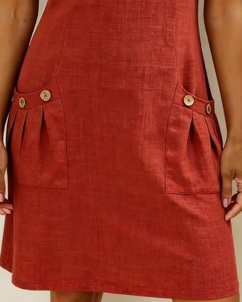 Eliana™ | Casual Chic Midi Jurk