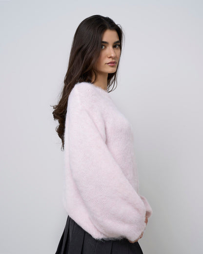 Adalisa Knit Sweater - Baby Pink