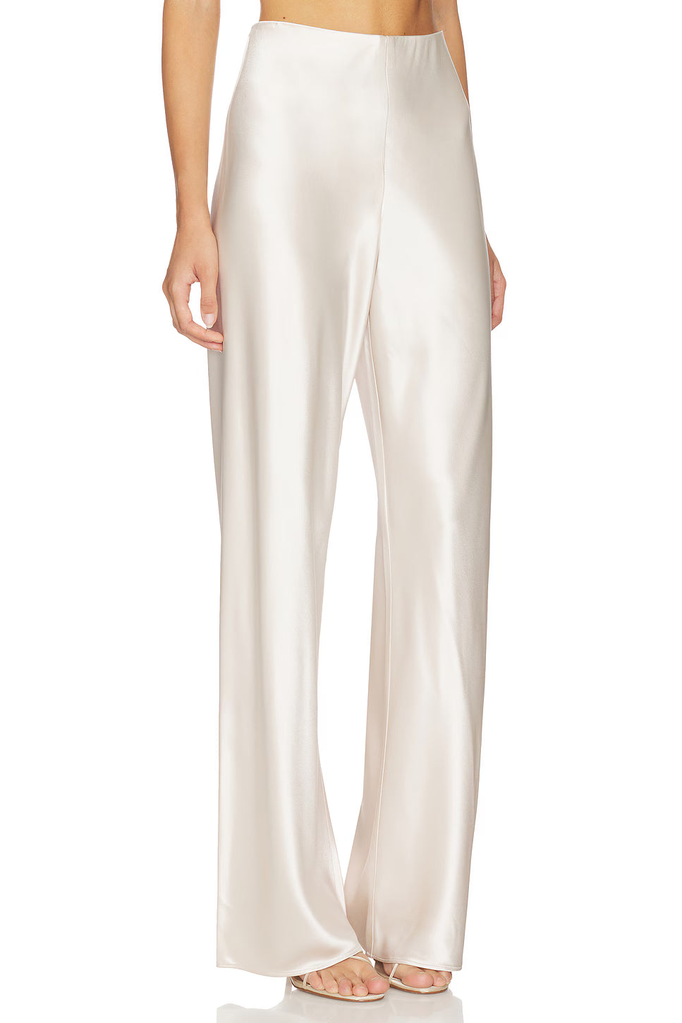 Ecru Satin Co-Ord Set