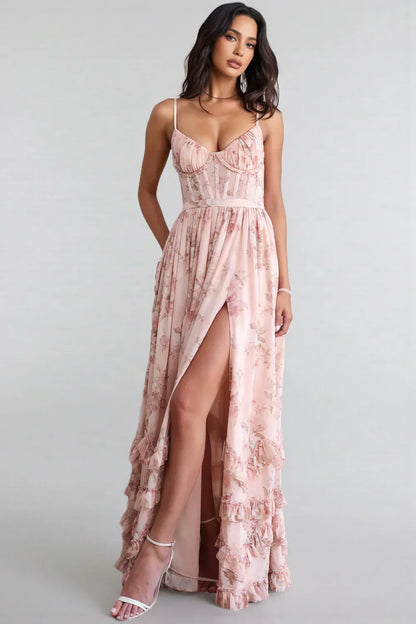 Florence Ruffle Maxi Dress