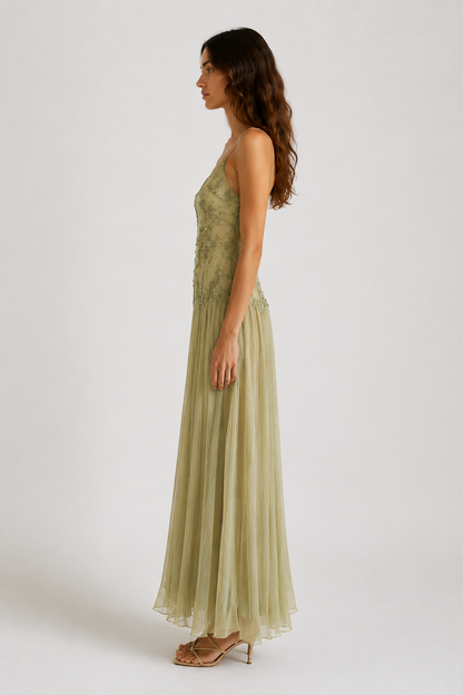 Willow Sage Maxi Dress