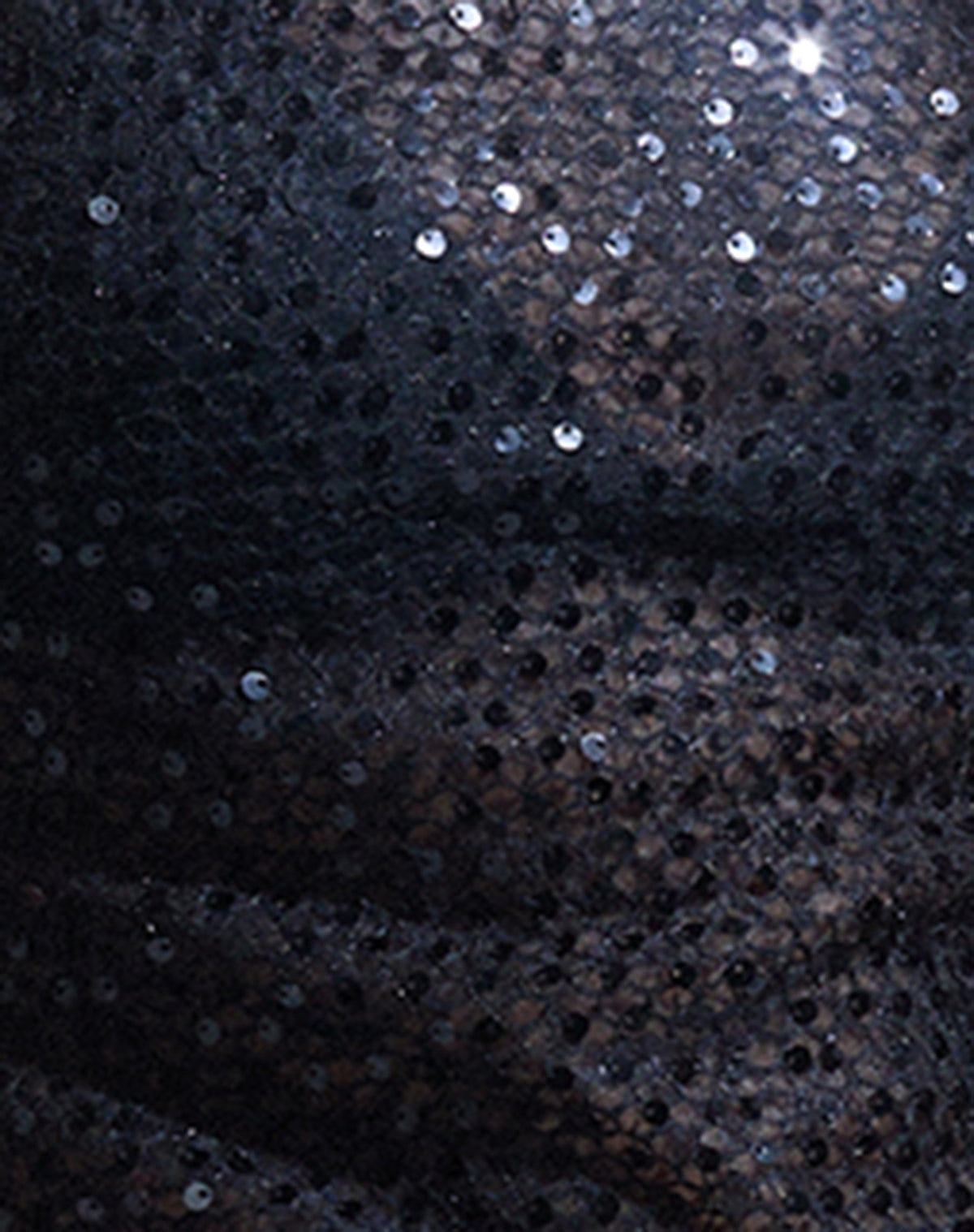 NOIR SEQUIN MESH TOP