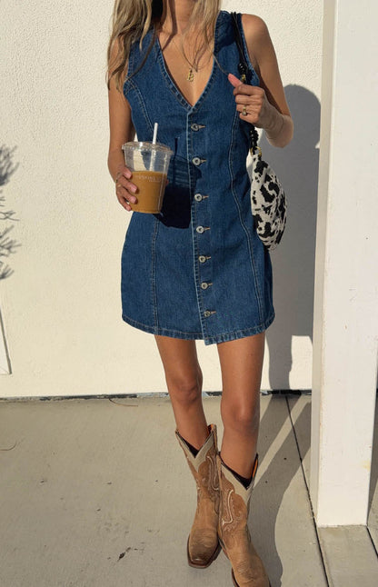 Monroe Denim Mini Dress
