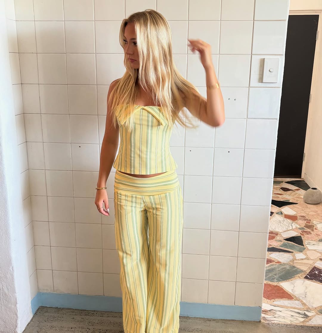 OLIVIA STRIPED SET