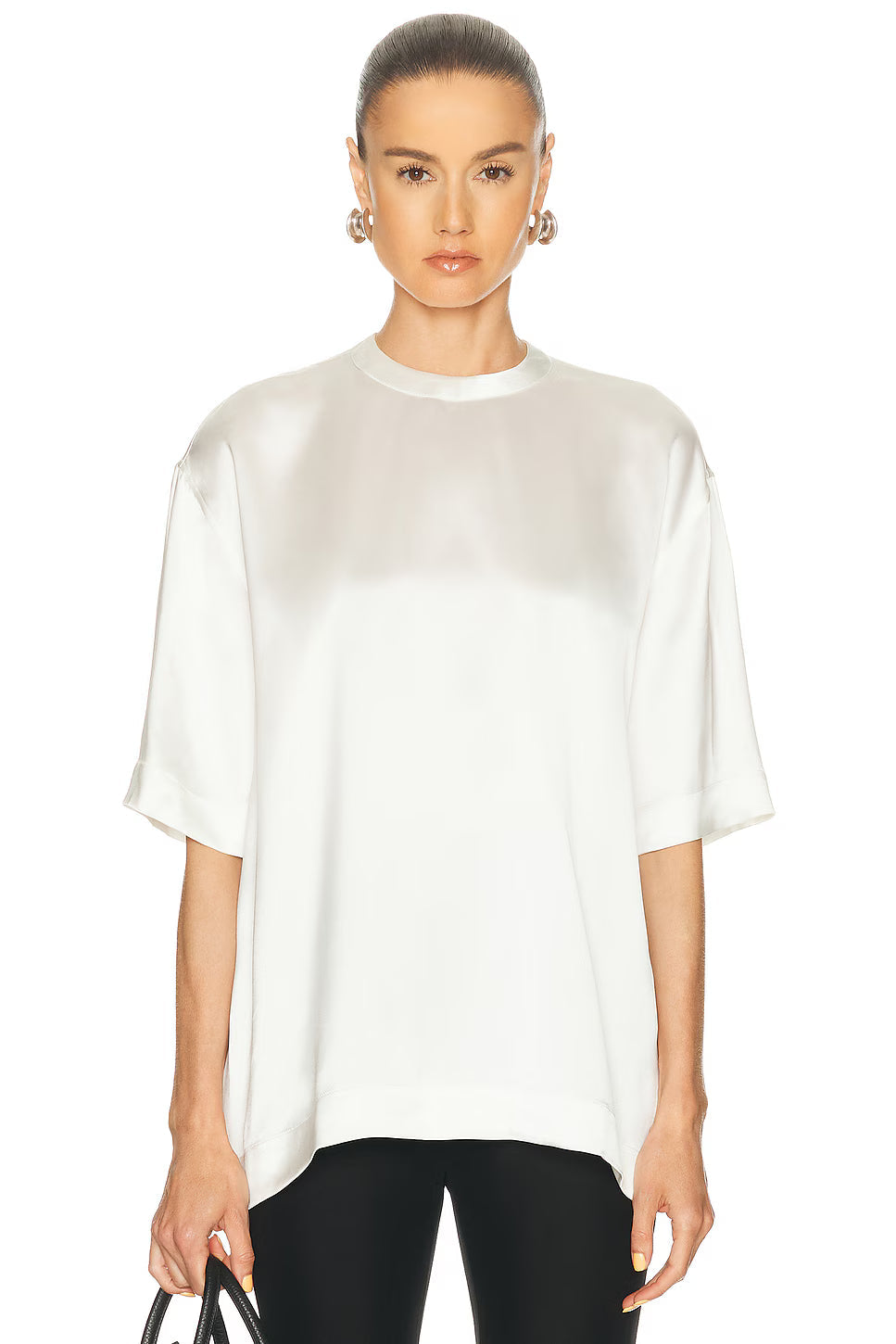 Ecru Satin Co-Ord Set