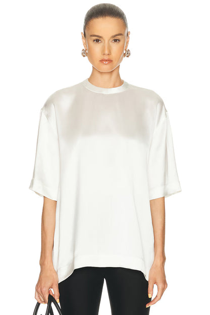 Ecru Satin Co-Ord Set