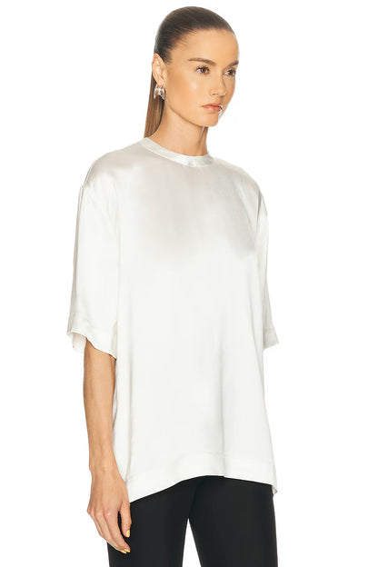 Ecru Satin Co-Ord Set