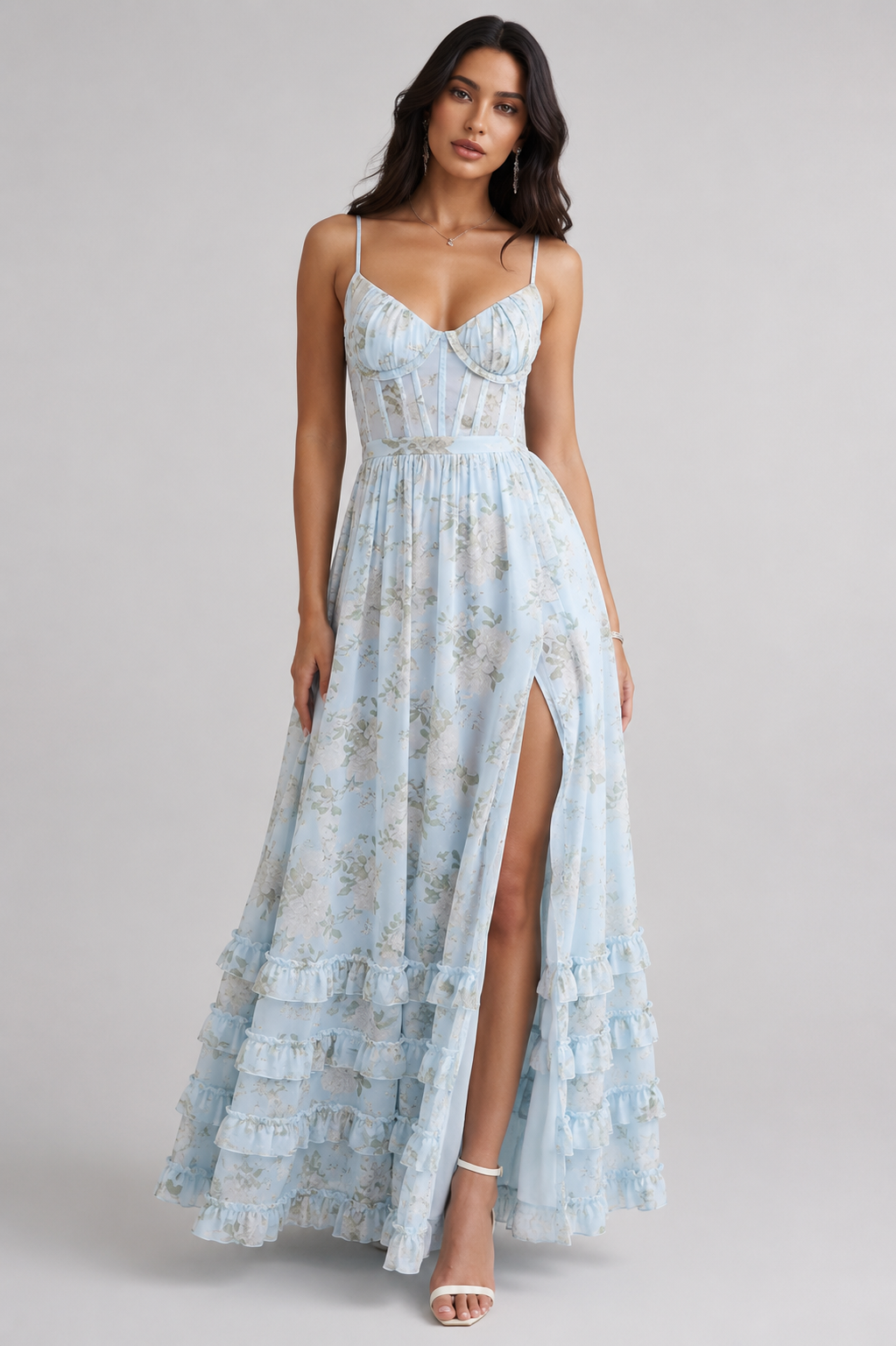 Florence Ruffle Maxi Dress
