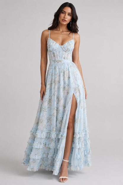 Florence Ruffle Maxi Dress