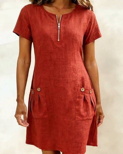 Eliana™ | Casual Chic Midi Jurk