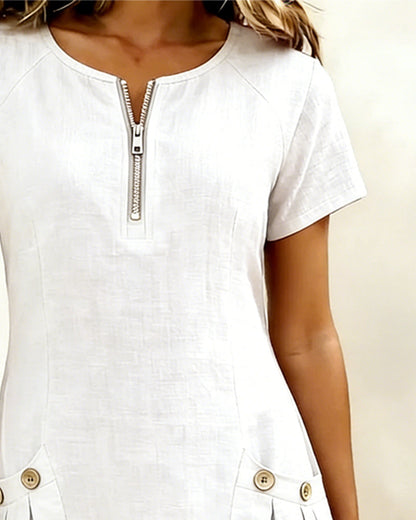 Eliana™ | Casual Chic Midi Jurk