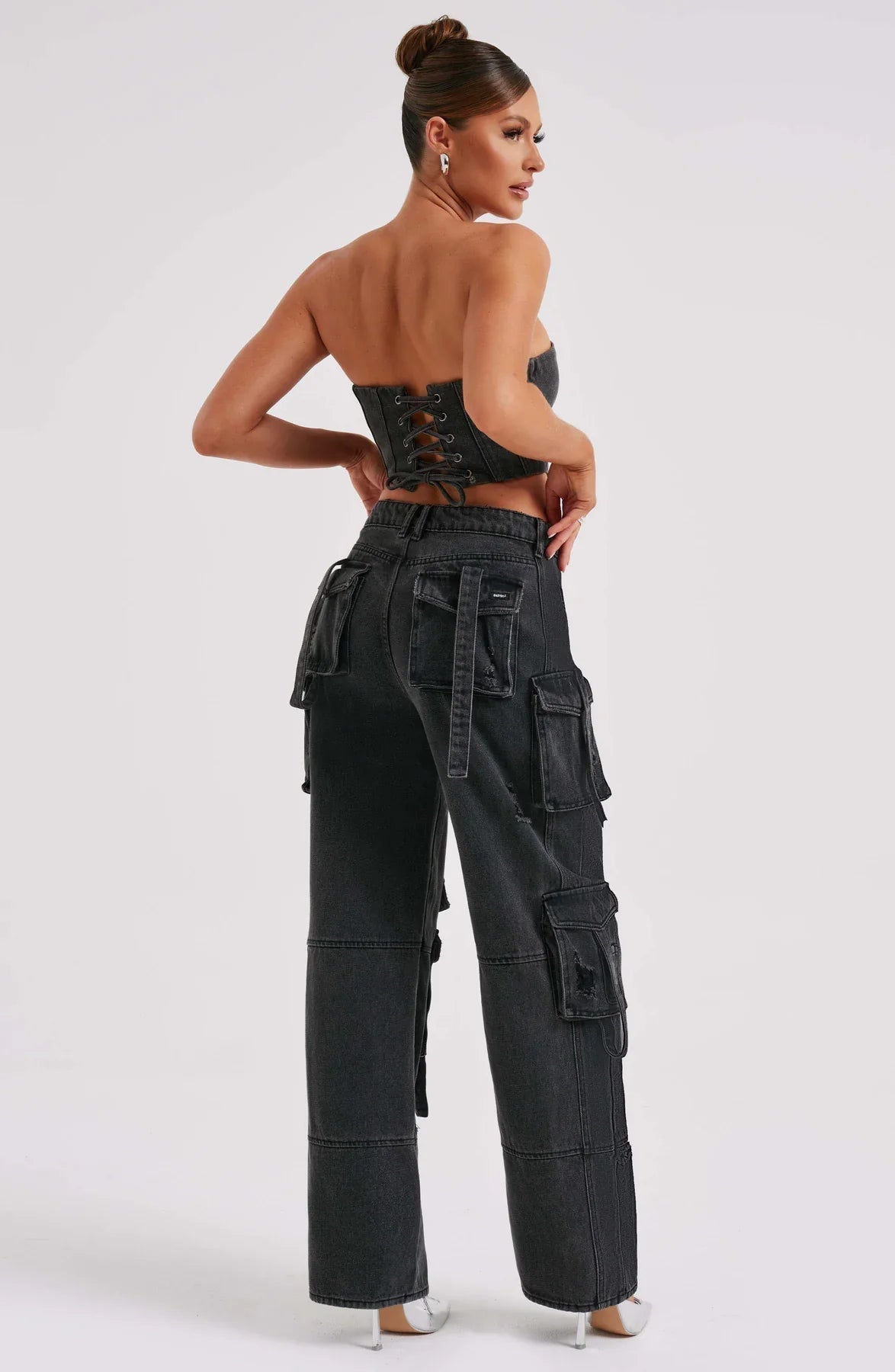 Harper Cargo Denim Co-Ord Set