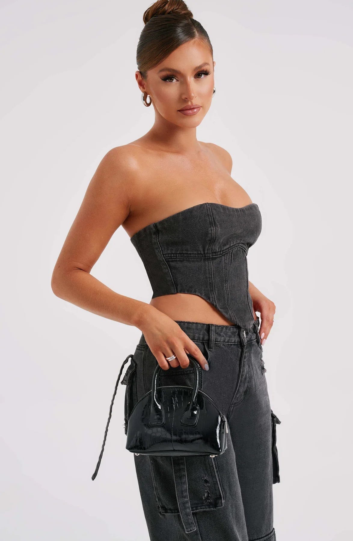 Harper Cargo Denim Co-Ord Set