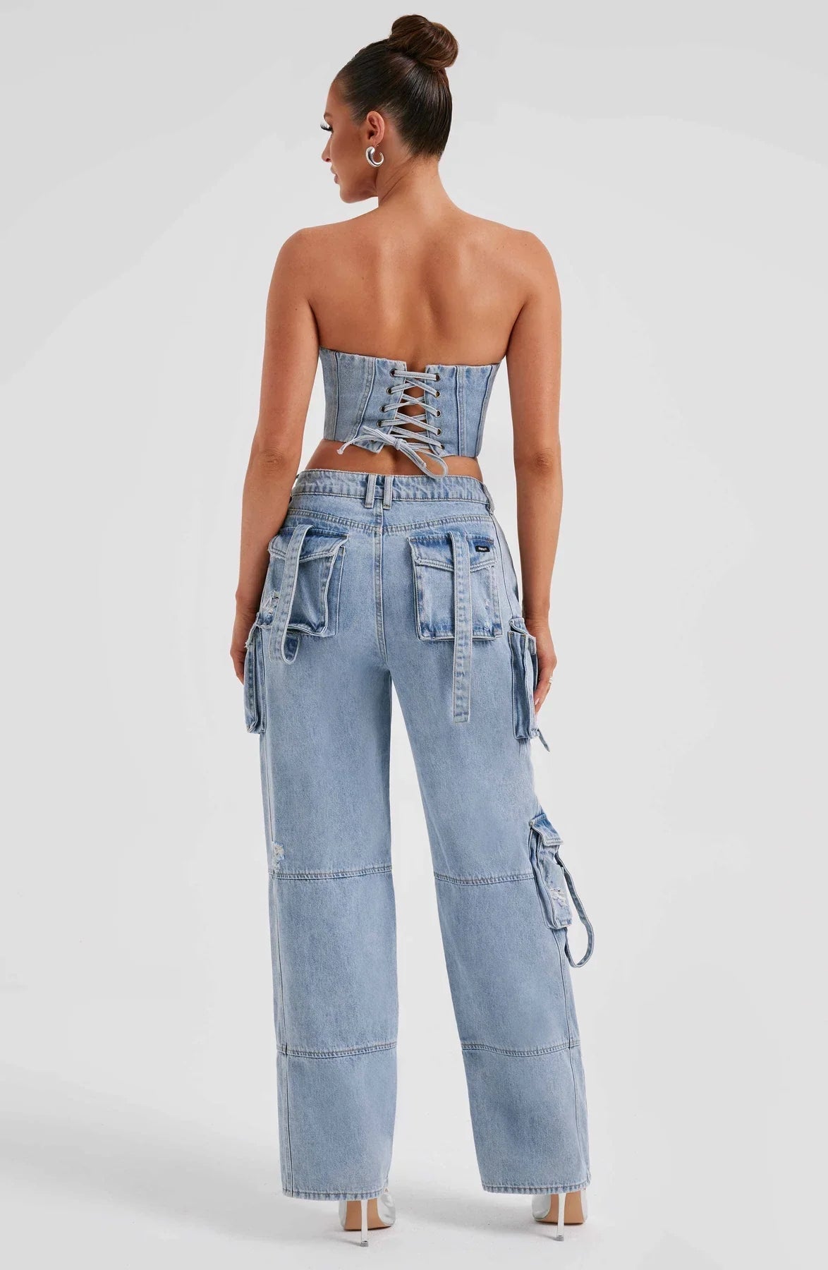 Harper Cargo Denim Co-Ord Set