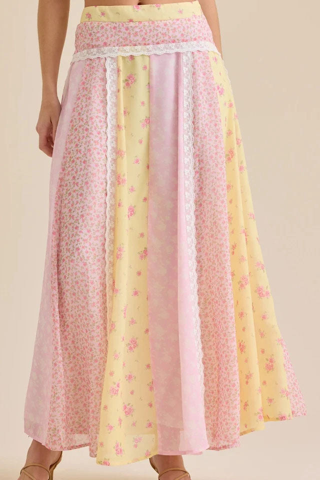 Rosalie Patchwork Maxi Co-Ord Set