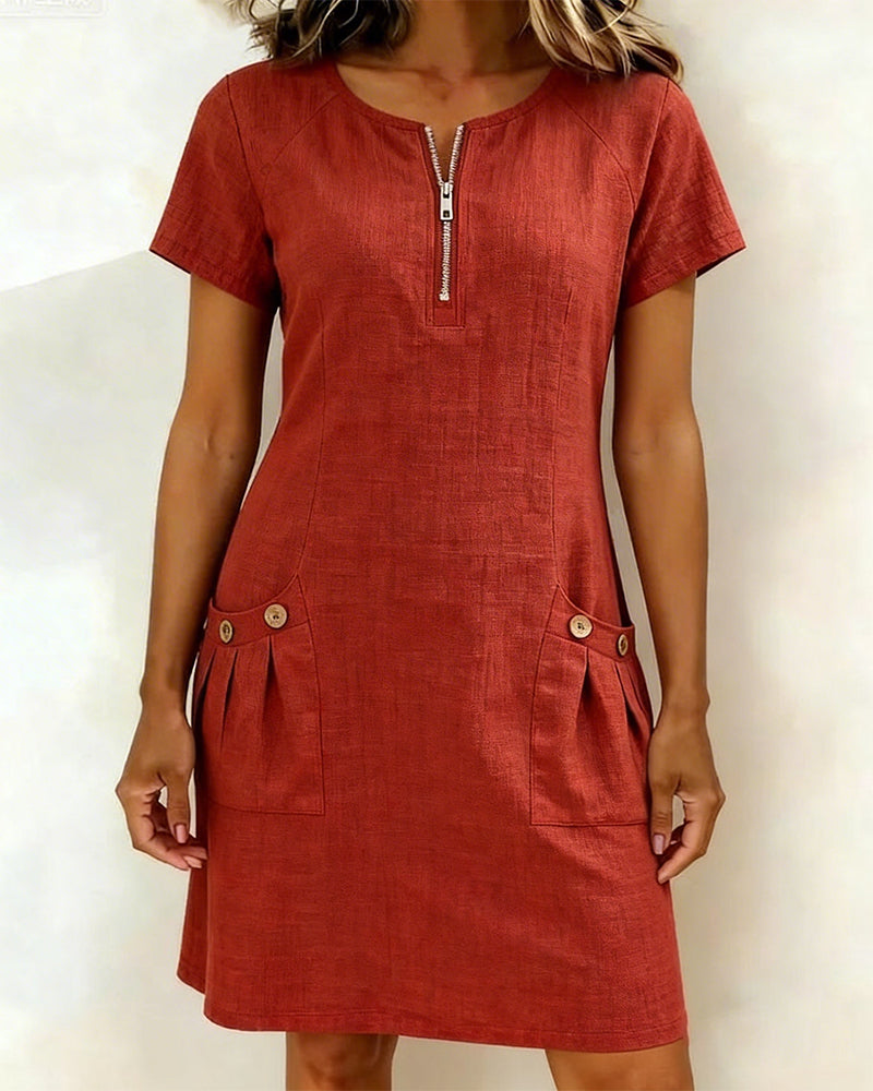 Eliana™ | Casual Chic Midi Jurk
