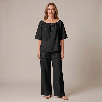 Amalfi Cotton Linen Co-Ord Set