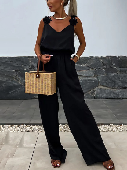 Isla Floral Strap Jumpsuit