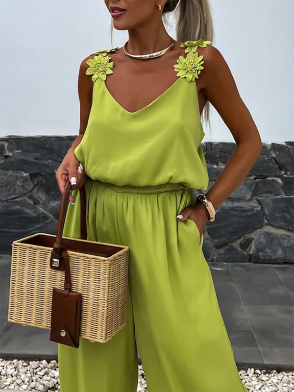 Isla Floral Strap Jumpsuit