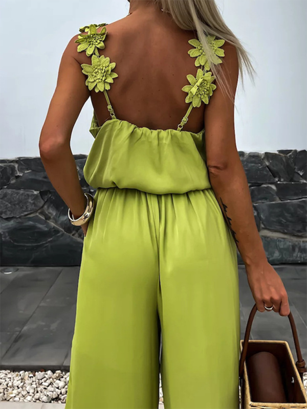 Isla Floral Strap Jumpsuit