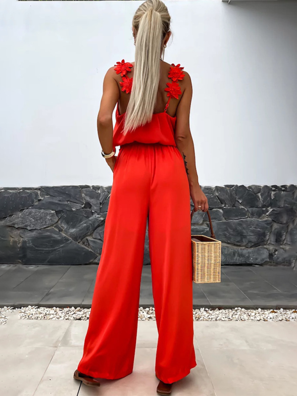 Isla Floral Strap Jumpsuit