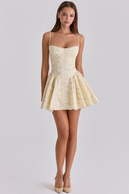 Lila Bloom Mini Dress