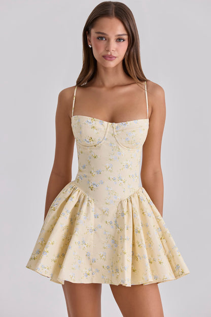 Lila Bloom Mini Dress