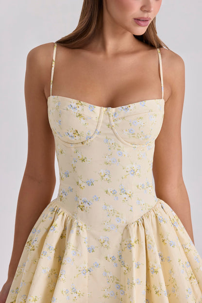 Lila Bloom Mini Dress