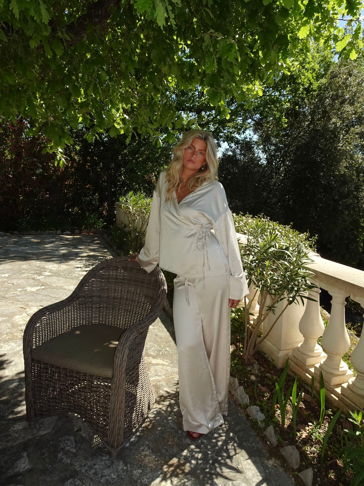 LUCIA SATIN SET