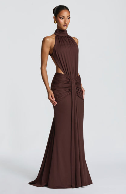 Alessia Draped Maxi Dress