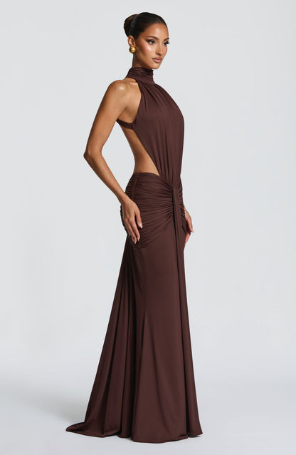 Alessia Draped Maxi Dress