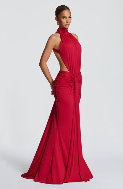 Alessia Draped Maxi Dress