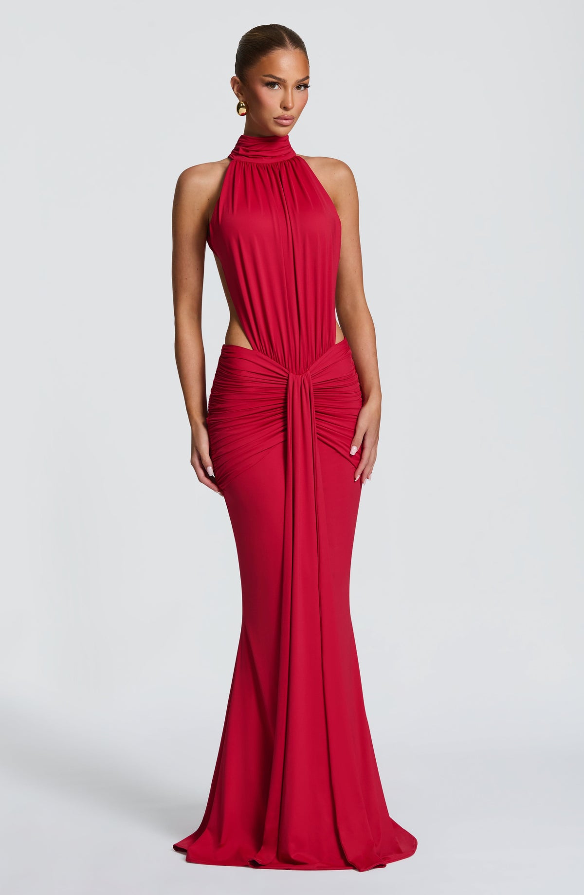 Alessia Draped Maxi Dress