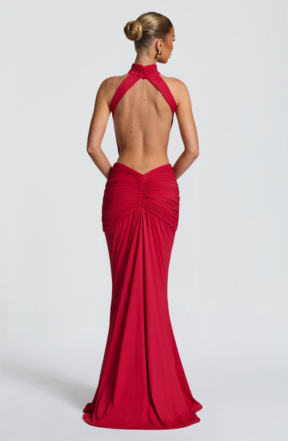 Alessia Draped Maxi Dress